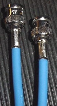 Cable with BNC plugs