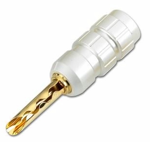 The Zillion Speaker Cable available with these super SAW baionet connectors or spades